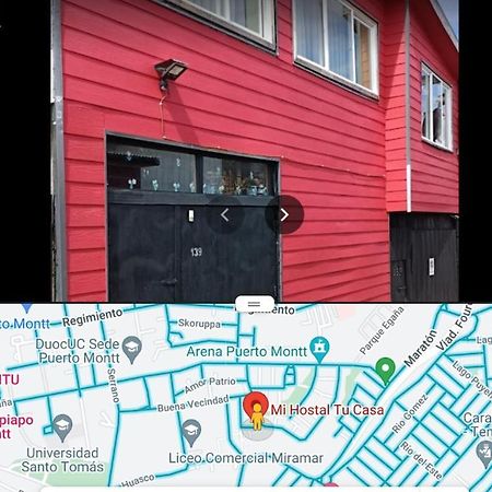 "Mi Hostal Tu Casa" Hostal Familiar Solo Empresas, Turistas Y Viajeros Espacio Para Bicicletas Y Motos Puerto Montt Eksteriør bilde